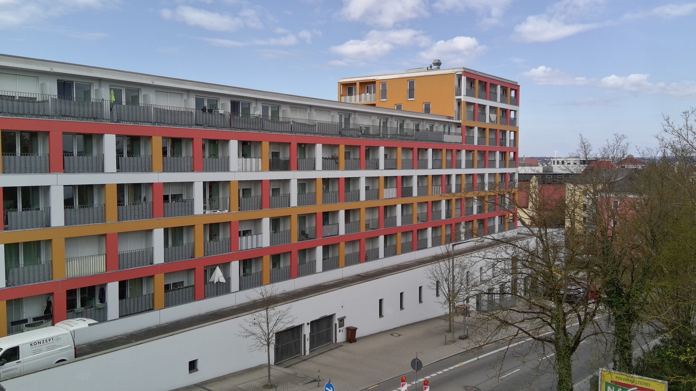 Fassadenansicht als Grundlage der Instandsetzungsplanung